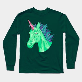 Watermelon Uniorn Long Sleeve T-Shirt